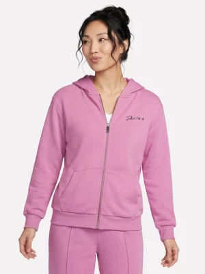 Foto del prodotto Skechers Donna SKECH SWEATS Signature Full Zip felpa con cappuccio in Rosa