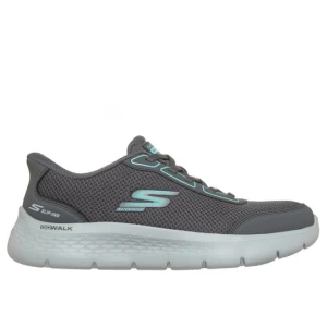 Foto del prodotto Skechers Donna Slip-ins Waterproof: GO WALK Flex - Mabel Sneaker in Carbone / Turchese, Vegan