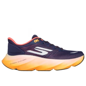 Foto del prodotto Skechers Uomo Aero Burst Sneaker in Blu Navy Blue / Arancione, Vegan, Lavabile in lavatrice, Arch Fit, Hyper Burst granatowy
