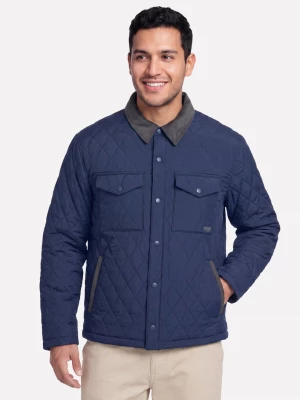 Foto del prodotto Skechers Uomo Cozy Cord Shacket Top in Blu Navy Blue, Taglia Piccolo