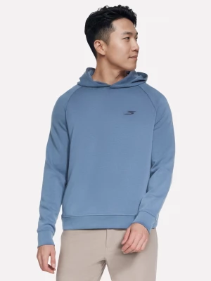 Foto del prodotto Skechers Uomo Cozy Luxe Elevate felpa con cappuccio in Denim, Taglia Piccolo