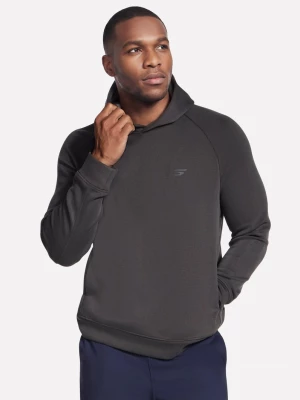 Foto del prodotto Skechers Uomo Cozy Luxe Elevate felpa con cappuccio in Nero / Carbone, Taglia Piccolo