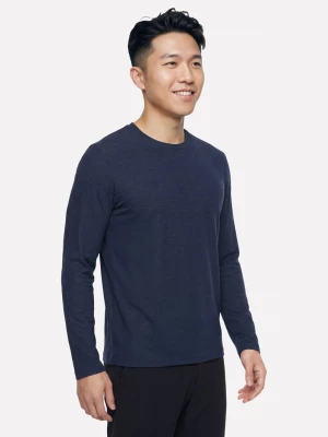 Foto del prodotto Skechers Uomo GO DRI All Day Long Sleeve maglietta in Blu Navy Blue