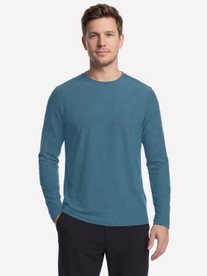 Foto del prodotto Skechers Uomo GO DRI All Day Long Sleeve maglietta in Blu Navy Blue / Grigio granatowy