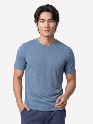 Foto del prodotto Skechers Uomo GO DRI All Day maglietta in Blu / Grigio, Taglia Piccolo