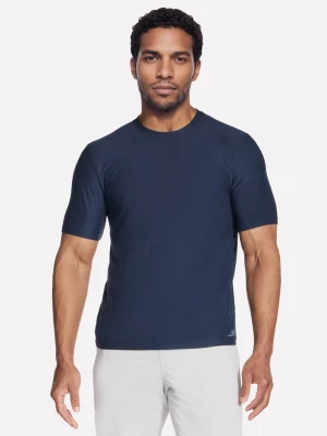 Foto del prodotto Skechers Uomo GO DRI All Day maglietta in Blu Navy Blue, Taglia Largo