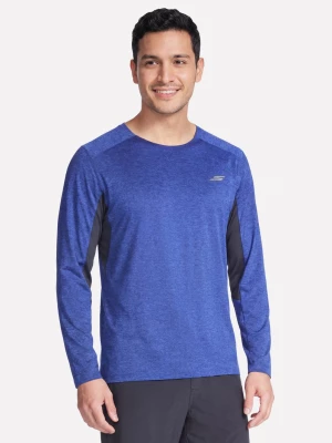 Foto del prodotto Skechers Uomo GO DRI Circuit Long Sleeve maglietta in Blu, Taglia Piccolo