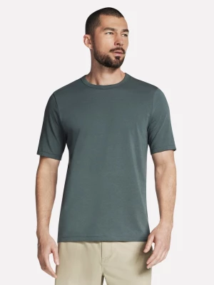 Foto del prodotto Skechers Uomo GO DRI Pima Crew in Verde / Nero, Taglia Piccolo