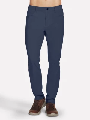 Foto del prodotto Skechers Uomo GO WALK Premium 5 Pocket Pantaloni in Carbone / Blu Navy Blue granatowy