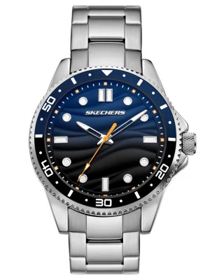 Foto del prodotto Skechers Uomo Haymar orologi in Argento / Blu Navy Blue granatowy