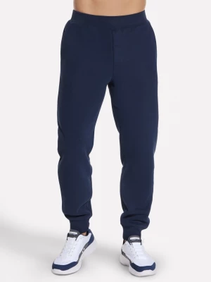 Foto del prodotto Skechers Uomo Max Soft Fleece Jogger in Blu Navy Blue, Taglia Piccolo