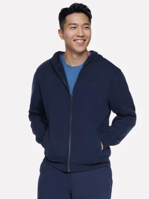 Foto del prodotto Skechers Uomo Max Soft Hooded Giacca in Blu Navy Blue, Taglia Piccolo