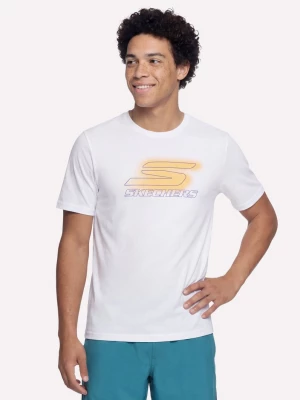 Foto del prodotto Skechers Uomo Nitro corto Sleeve maglietta in Bianco, Taglia Piccolo