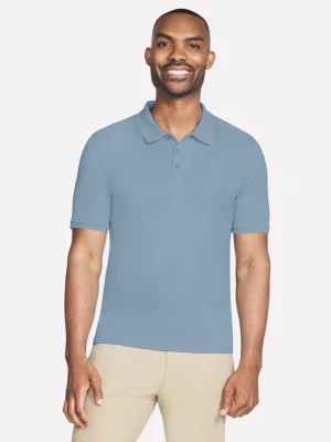 Foto del prodotto Skechers Uomo Off Duty Polo in Blu / Porpora, Taglia Piccolo