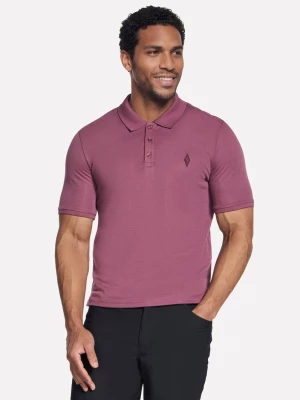 Foto del prodotto Skechers Uomo Off Duty Polo Maglietta in Cioccolato / Bordeaux, Taglia Piccolo