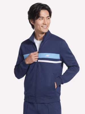 Foto del prodotto Skechers Uomo Performance Track Giacca in Blu Navy Blue, Taglia Piccolo