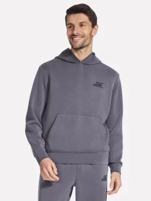 Foto del prodotto Skechers Uomo SKECHCLOUD Elevate felpa con cappuccio in Nero / Carbone, Taglia Piccolo
