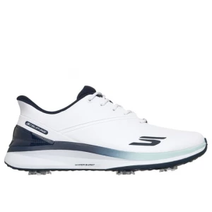 Foto del prodotto Skechers Uomo Slip-ins Golf Waterproof: Blade Tour Shoes in Bianco / Blu Navy Blue, Arch Fit, Hyper Burst granatowy