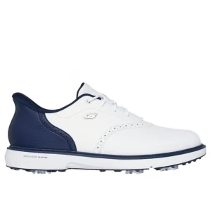 Foto del prodotto Skechers Uomo Slip-ins Waterproof: GO GOLF Prestige Shoes in Bianco / Blu Navy Blue, Arch Fit granatowy