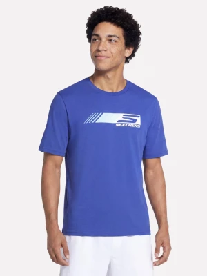 Foto del prodotto Skechers Uomo Speedster Maglietta in Blu, Taglia Piccolo