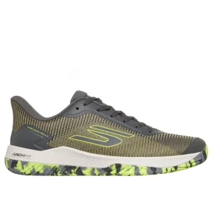 Foto del prodotto Skechers Uomo Viper Court Pro 2.0 Sneaker in Grigio / Giallo, Arch Fit złoty