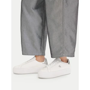 Foto del prodotto Sneakers Calvin Klein Flatform Lace Up Lth Met YW0YW01929 Bianco