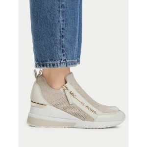 Foto del prodotto Sneakers MICHAEL Michael Kors Wills Metallic Stretch Knit Trainer 43S3WIFS4D Beige