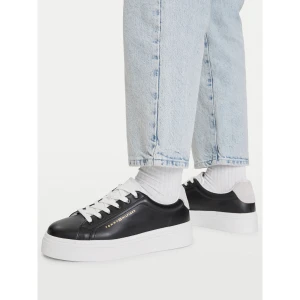 Foto del prodotto Sneakers Tommy Hilfiger Th Feminine Platform Monogram FW0FW09594 Nero