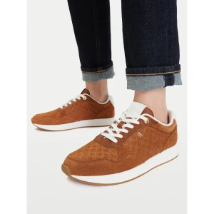 Foto del prodotto Sneakers Tommy Hilfiger Th Runner Suede Monogram FW0FW09620 Marrone