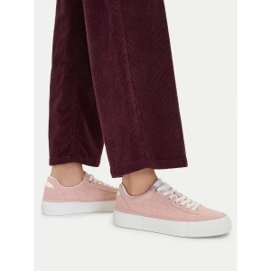 Foto del prodotto Sneakers Tommy Hilfiger Washed Canvas Platform Trainers FW0FW09172 Rosa
