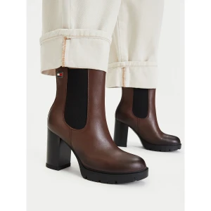 Foto del prodotto Stivaletti Tommy Jeans Tjw Chelsea High Heel Boots EN0EN03112 Marrone
