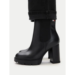 Foto del prodotto Stivaletti Tommy Jeans Tjw Chelsea High Heel Boots EN0EN03112 Nero