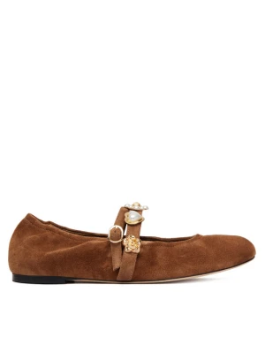 Foto del prodotto Stuart Weitzman Ballerine Socharming Mary Jane SN125 Marrone