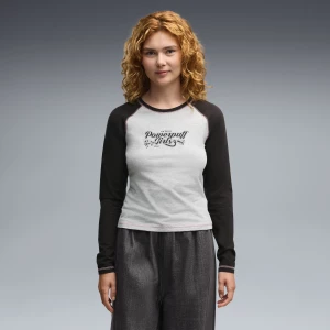Foto del prodotto T-shirt a maniche lunghe PUMA x POWERPUFF GIRLS da donna, Abbigliamento, Grigio Gray