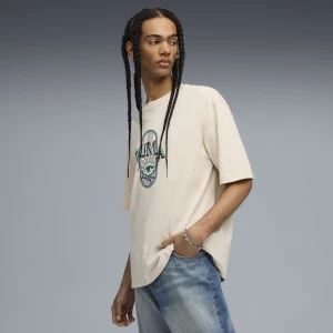 Foto del prodotto T-shirt con grafica PUMA Fest da uomo, Abbigliamento, Bianco biały