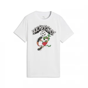 Foto del prodotto T-shirt con grafica Super PUMA per ragazzi, Accessori, Bianco biały