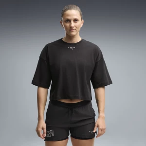Foto del prodotto T-shirt cropped PUMA x HYROX Lifestyle da donna, Abbigliamento, Nero czarny