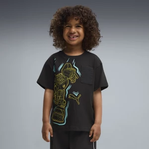 Foto del prodotto T-shirt grafica dal taglio morbido per bambini PUMA x TRANSFORMERS, Abbigliamento, Nero czarny