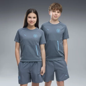 Foto del prodotto T-shirt Manchester City PUMATECH per ragazzi, Abbigliamento, Grigio Gray