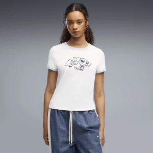 Foto del prodotto T-shirt PUMA x POWERPUFF GIRLS da donna, Abbigliamento, Bianco biały