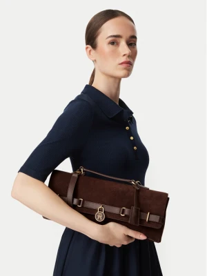 Foto del prodotto Tommy Hilfiger Borsetta American Icon Clutch Suede AW0AW19515 Marrone