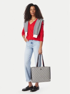 Foto del prodotto Tommy Hilfiger Borsetta Th Jacquard Tote AW0AW19009 Blu