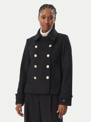 Foto del prodotto Tommy Hilfiger Cappotto di lana WW0WW51522 Nero Regular Fit