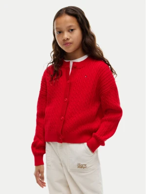 Foto del prodotto Tommy Hilfiger Cardigan KG0KG09076 Rosso Regular Fit