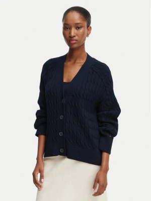 Foto del prodotto Tommy Hilfiger Cardigan WW0WW50078 Blu scuro Relaxed Fit
