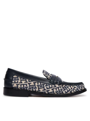 Foto del prodotto Tommy Hilfiger Chunky loafers Th Monogram Penny Bar Loafer FW0FW09537 Blu scuro