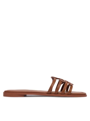 Foto del prodotto Tommy Hilfiger Ciabatte Th Script Flat Mule Lth FW0FW09368 Marrone