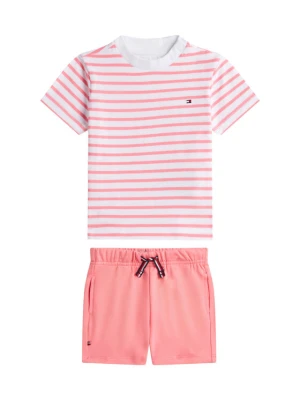 Foto del prodotto Tommy Hilfiger Completo T-shirt e pantaloncini Essential KN0KN02379 Rosa Regular Fit