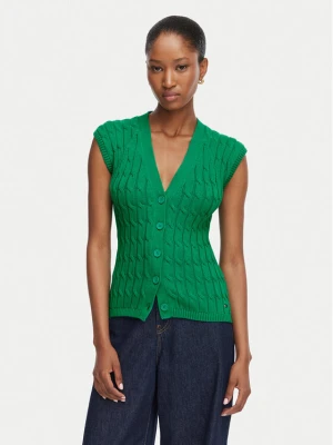 Foto del prodotto Tommy Hilfiger Gilet Mid Gg Cable WW0WW50075 Verde Regular Fit
