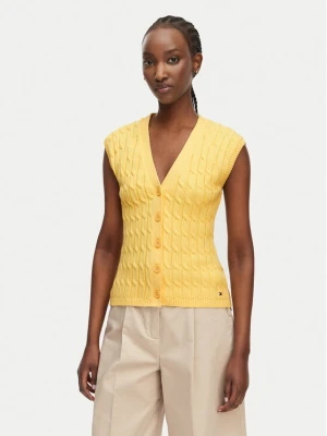 Foto del prodotto Tommy Hilfiger Gilet WW0WW50075 Giallo chiaro Slim Fit